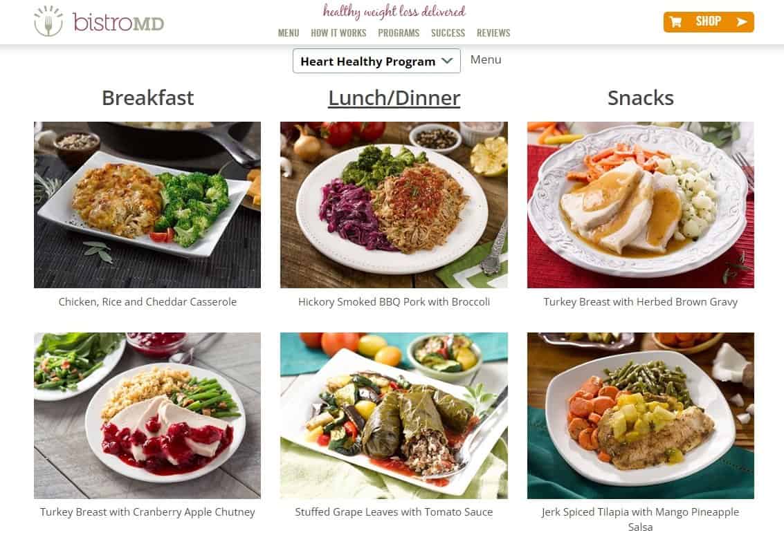 bistromd Best Heart Healthy Meal Delivery Services