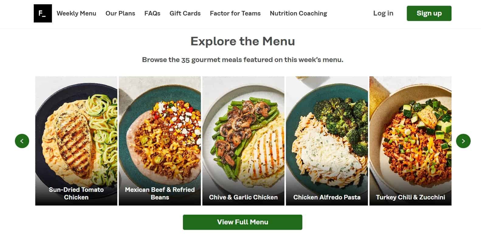 factor 75 Best Meal Delivery Services for Fitness