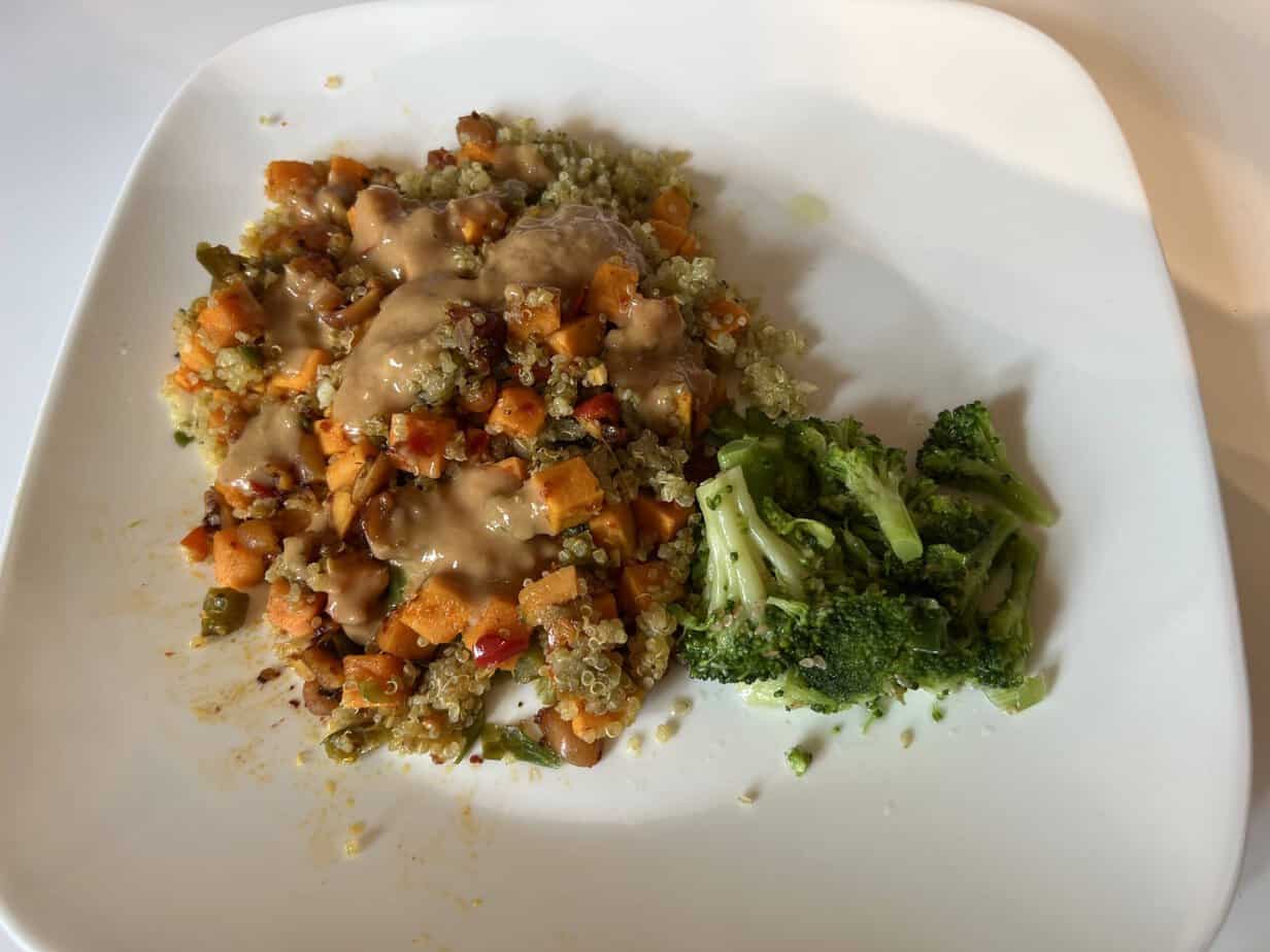 Factor meals vegan Peanut Buddha Bowl